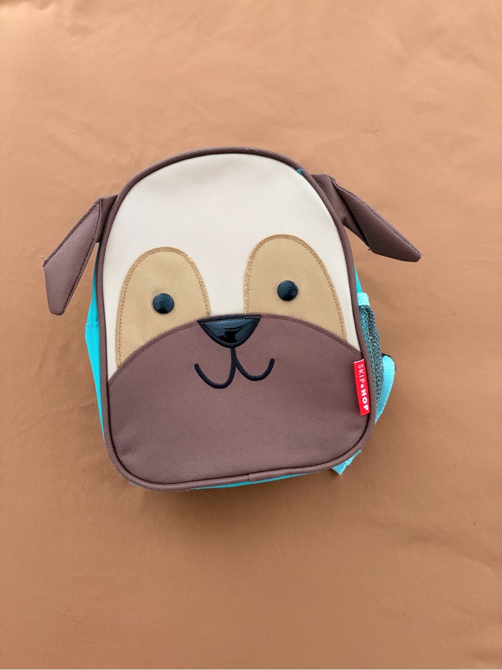 Skip Hop Brown, Teal & Cream Puppy Mini Bag